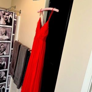 Women's Sexy Deep V Neck Split Cocktail Party Formal Bridesmaid Maxi Dress